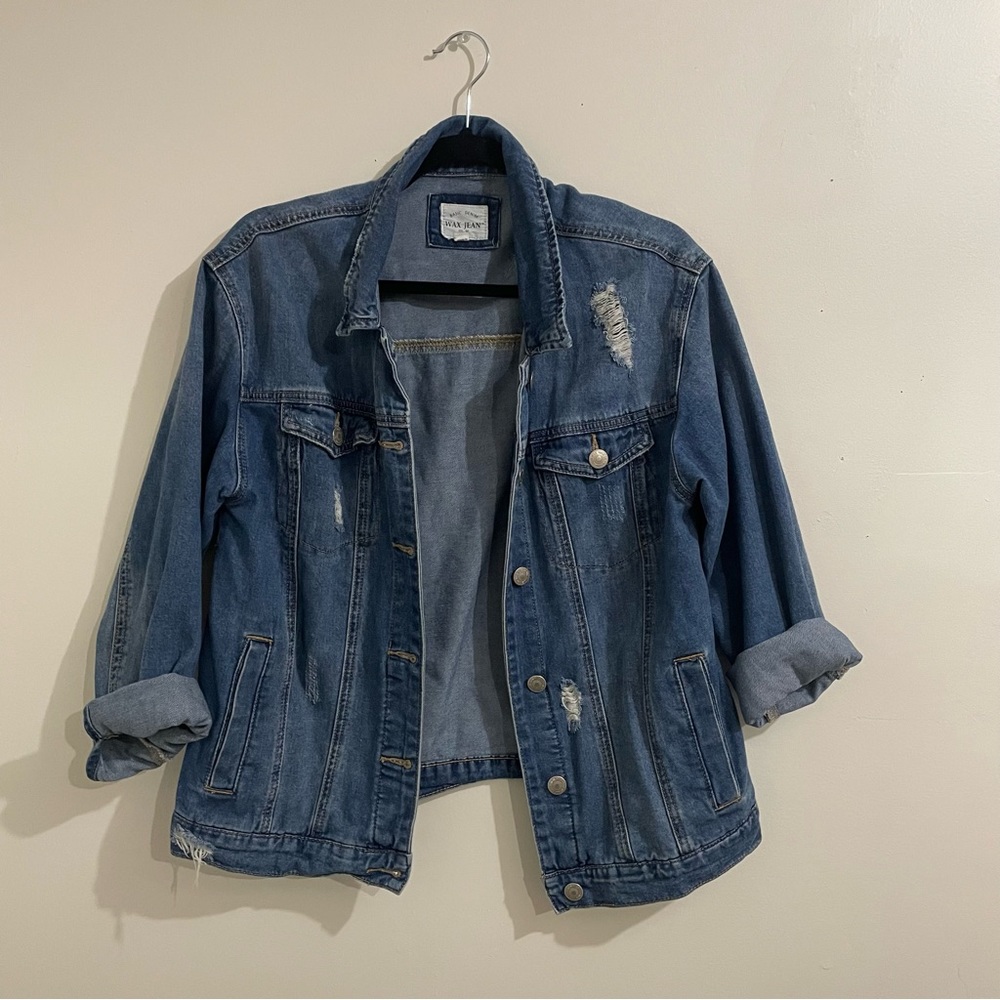 oversized denim jacket